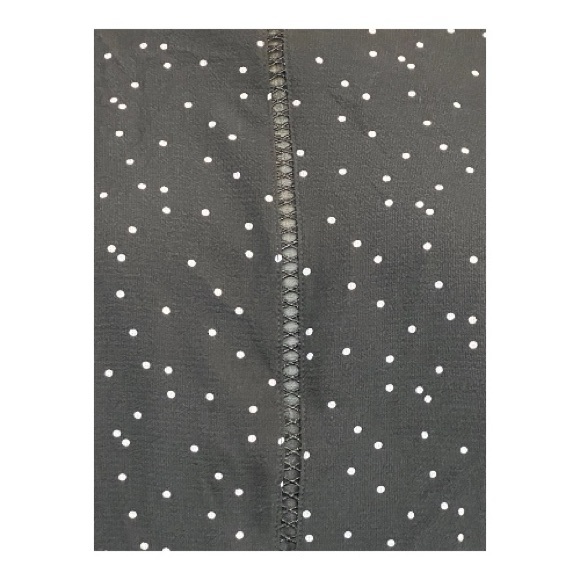 🆕 NWOT Mossimo black & white polka dot cold shoulder midi dress – size M - Picture 3 of 11